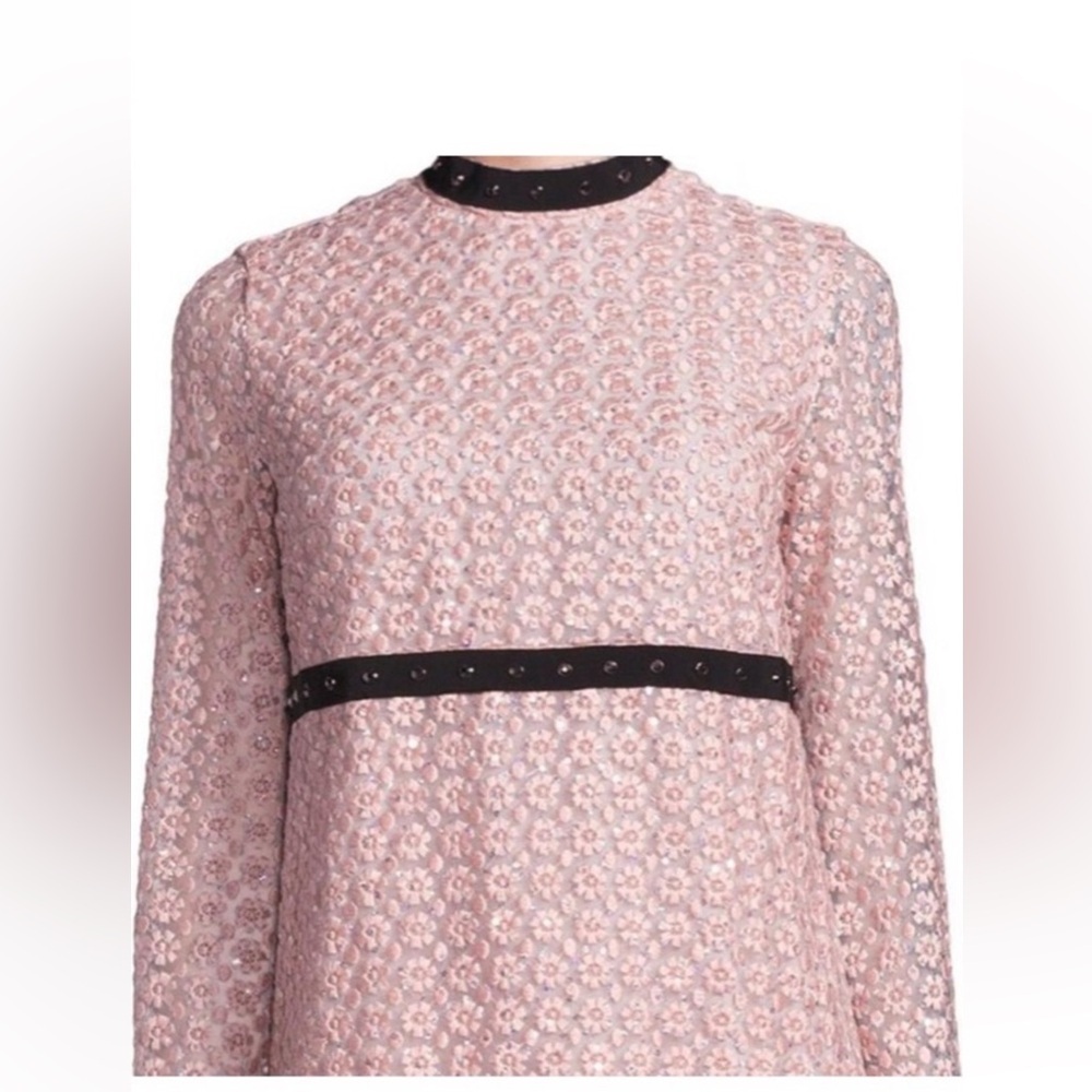 Authentic Giamba Paris pink floral embroidered dress - Picture 3 of 16